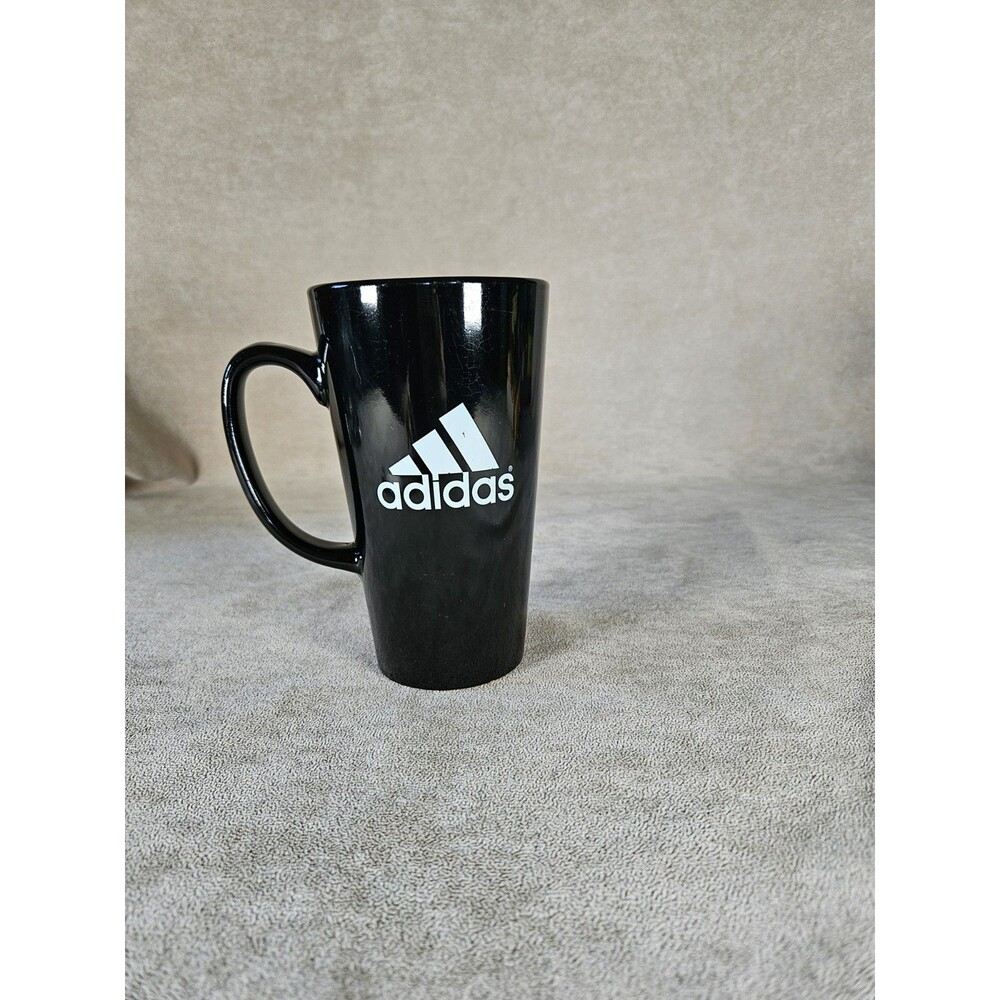 Adidas Logo Black Coffee Mug Tea Cup Sports Fans Merchandise Drinkware Promo
